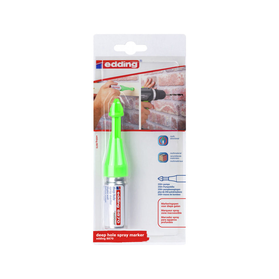 Edding E-8870 deep hole spraymarker blister groen-868054
