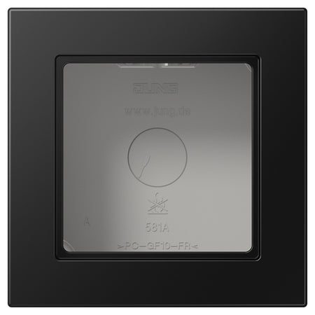 Jung A550 Opbouwraam 1-Voudig incl Afdek Mat Zwart-868094