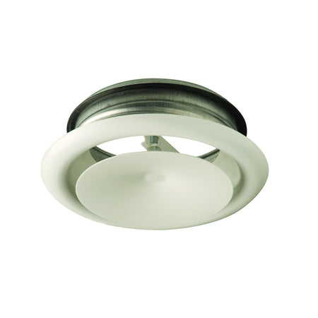 Ubbink Air Excellent Ventiel Toevoer Metaal Wit Ø125mm-887596