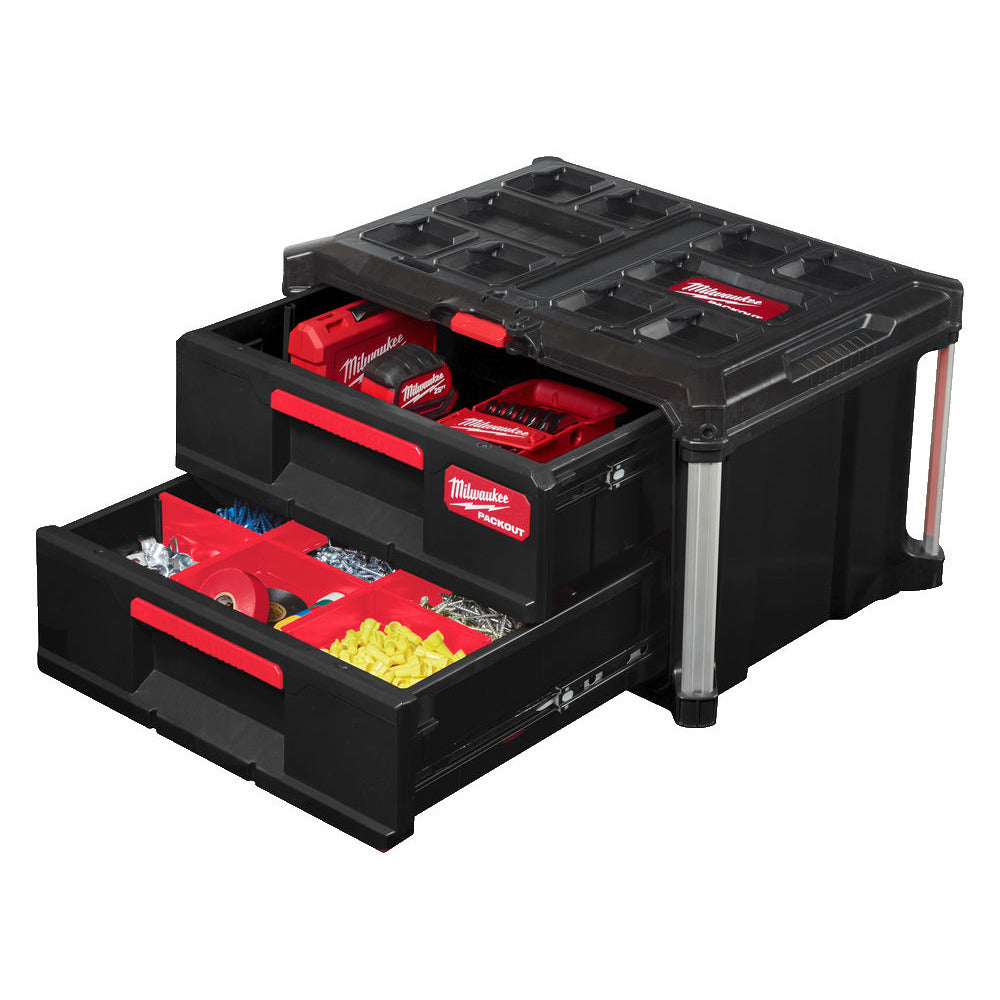 Milwaukee Packout Gereedschapskoffer Met 2 Lades-888346
