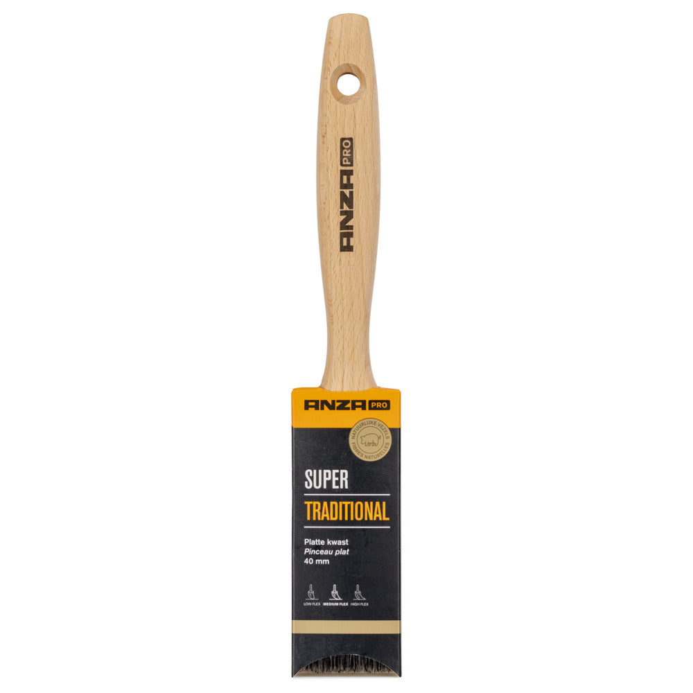 Anza Pro Alkydkwast Super Traditional Plat 1,5inch 38,1mm-888356