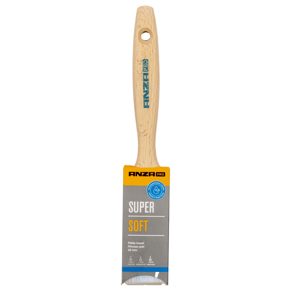 Anza Pro Acrylkwast Super Soft Plat-888381