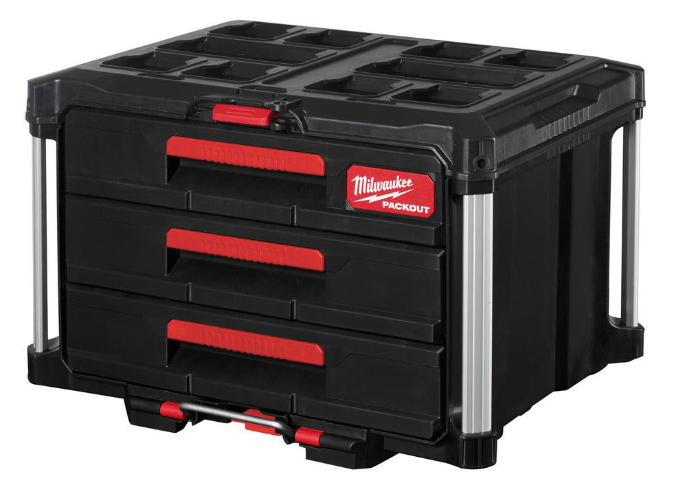 Milwaukee Packout Gereedschapskoffer Met 3 Lades-889945