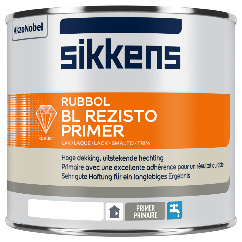 Sikkens Primer Rubbol BL Rezisto Wit/W05 500ml-891598