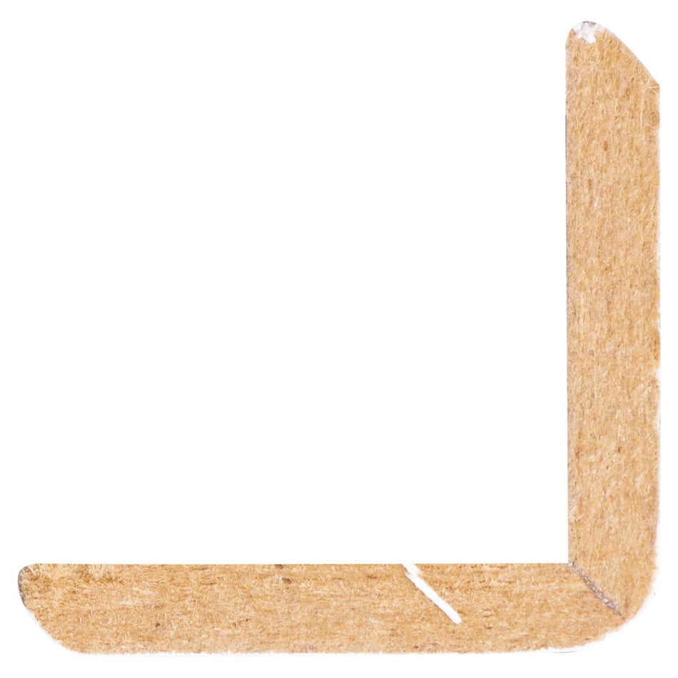 Hoeklat MDF Folie Wit 28x28x2600mm 70% PEFC-899665