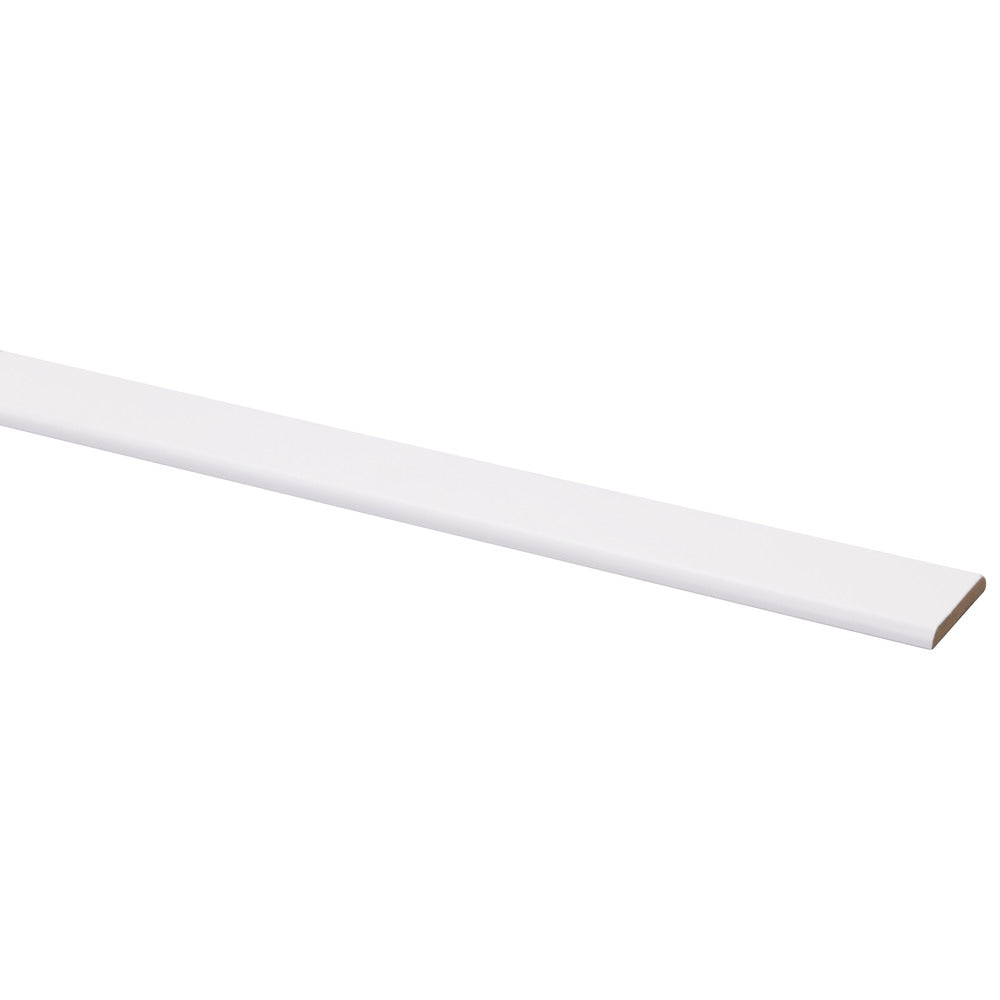 Afdeklijst MDF Folie Wit 4x30x2600mm 70% PEFC-899667