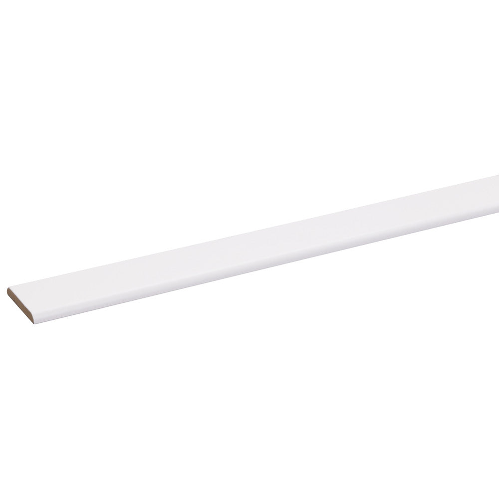 Afdeklijst MDF Folie Wit 4x30x2600mm 70% PEFC-899667