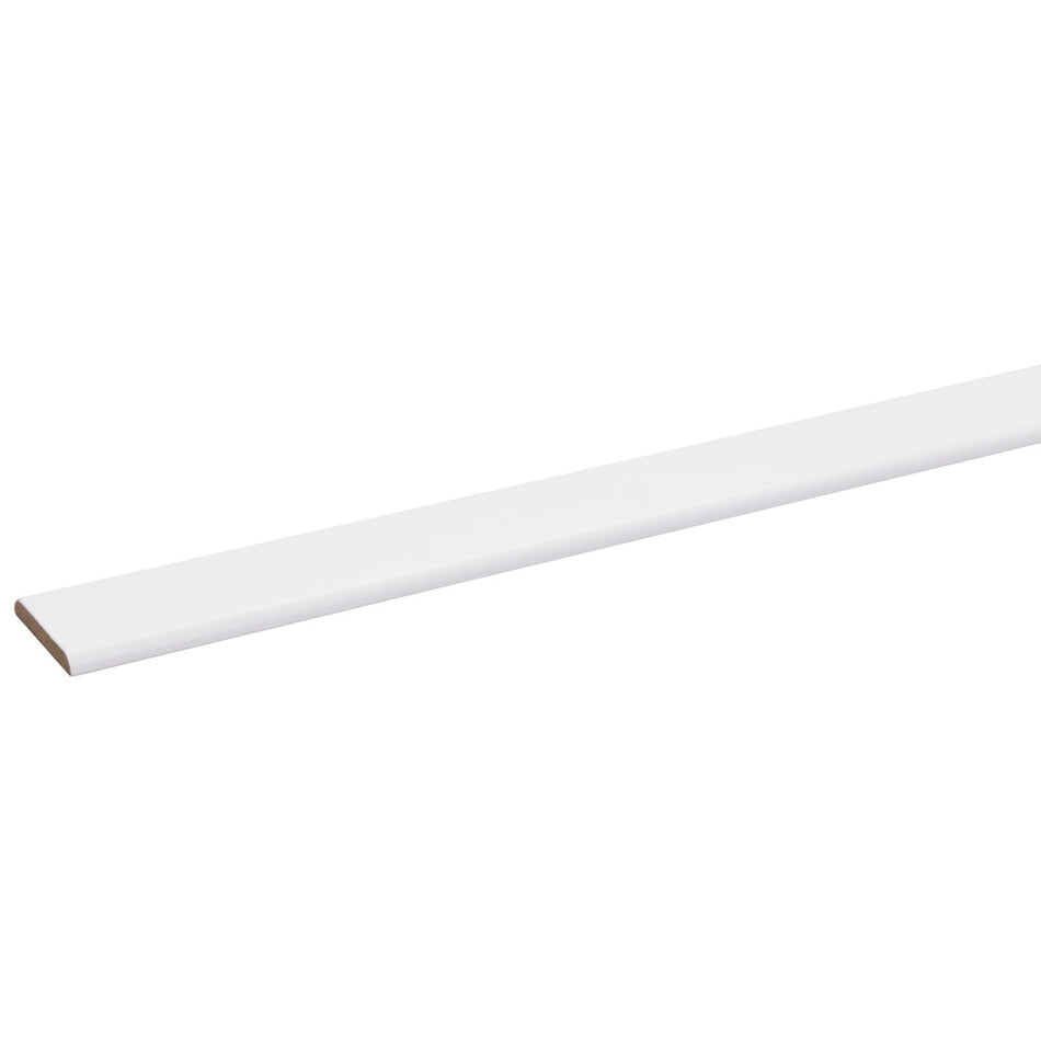 Afdeklijst MDF Folie Wit 4x30x2600mm 70% PEFC-899667