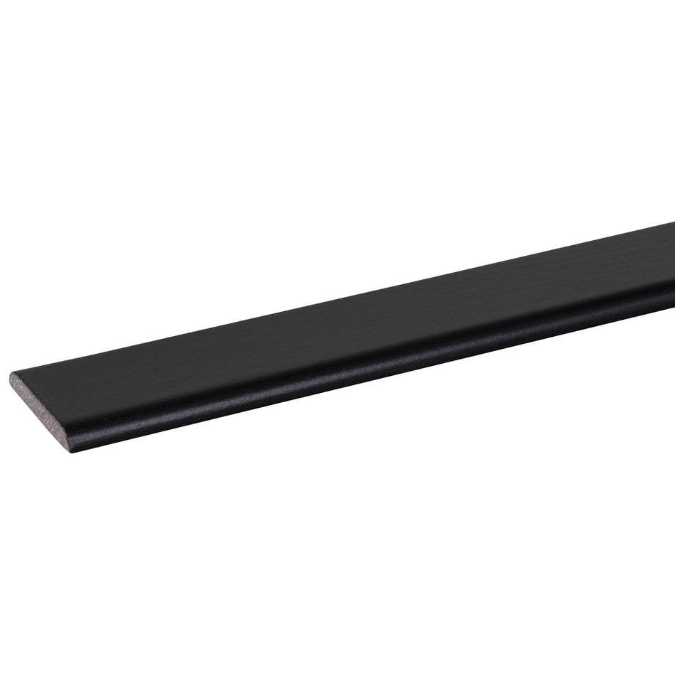 Afdeklijst Grenen Zwart Gelakt FSC Mix 70%-899703