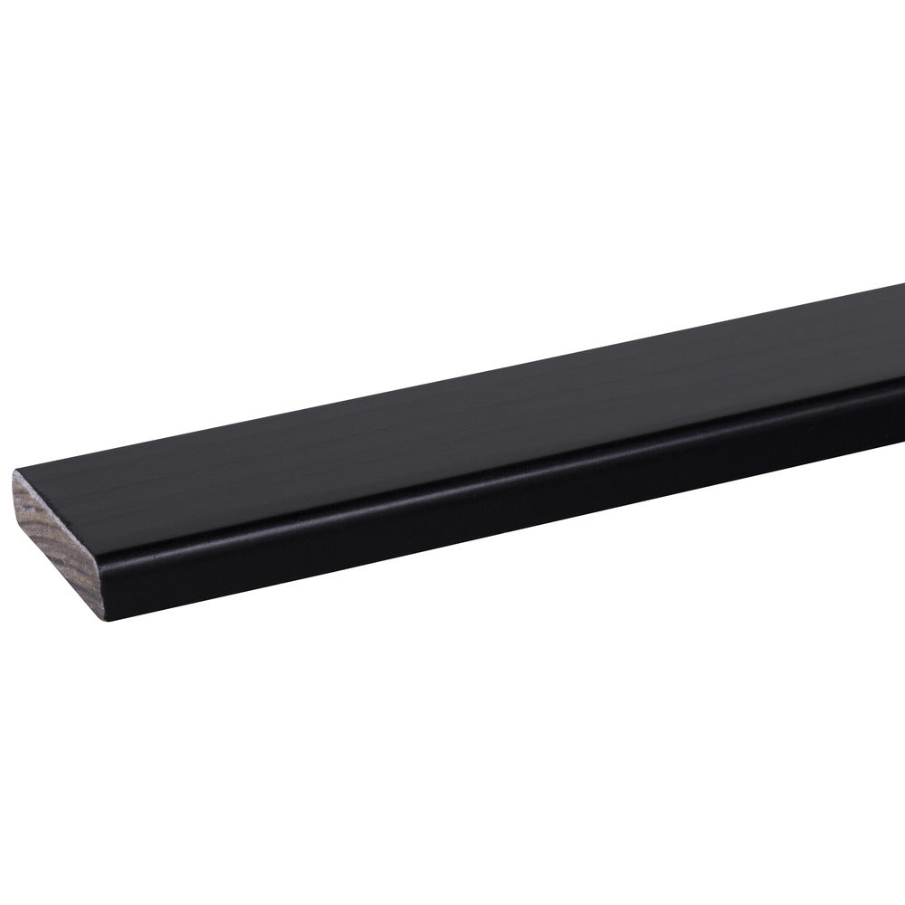 Koplat Grenen Zwart Gelakt 12x45x2700mm FSC Mix 70%-899704