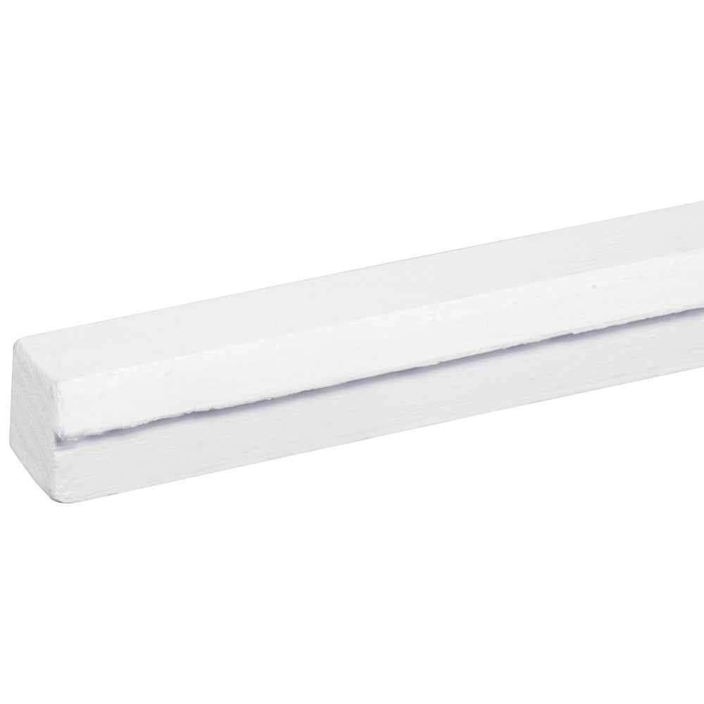 Glaslat Hardhout Wit Gegrond Met Sponning 25x30x2700mm FSC Mix 70%-899720