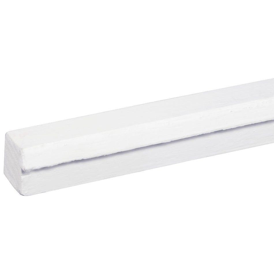 Glaslat Hardhout Wit Gegrond Met Sponning 25x30x2700mm FSC Mix 70%-899720