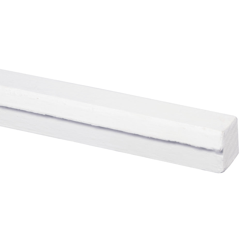 Glaslat Hardhout Wit Gegrond Met Sponning 25x30x2700mm FSC Mix 70%-899720