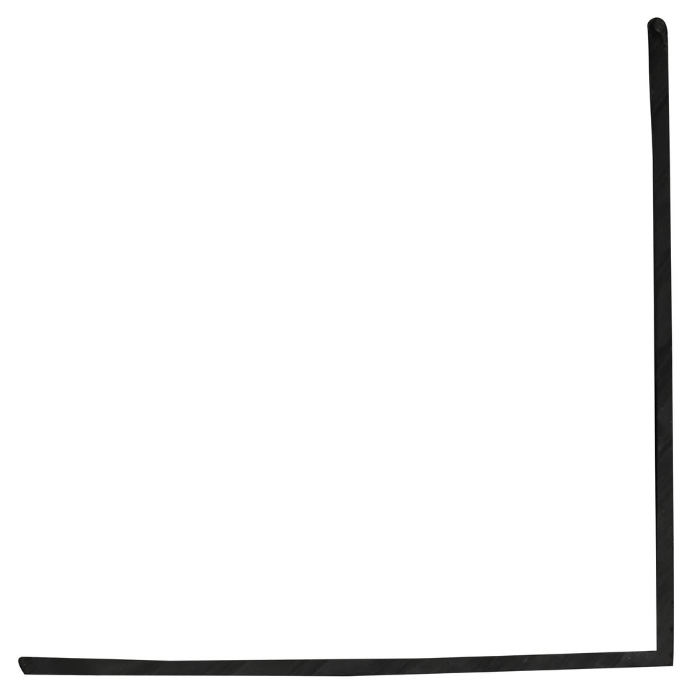 Hoekprofiel Kunststof Zwart-899723