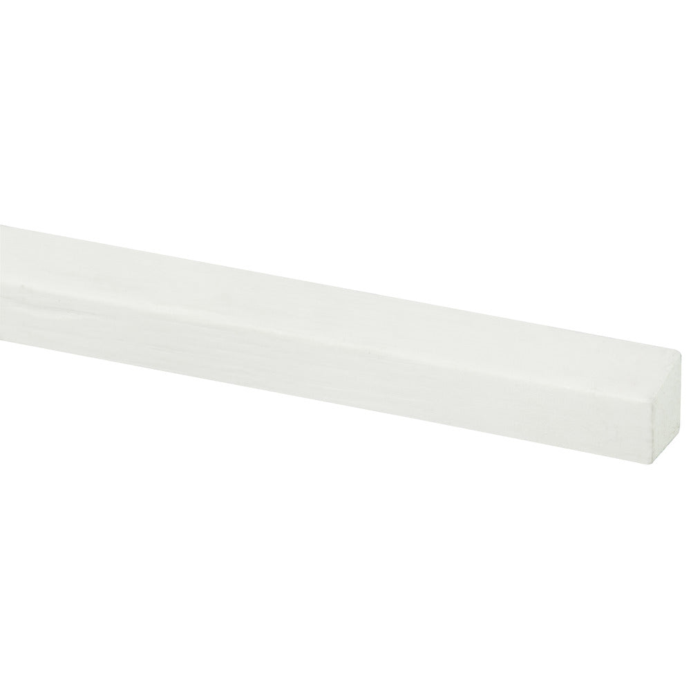 Glaslat DH01 Hardhout Wit Gegrond 17x15x4000mm FSC Mix 70%-899742