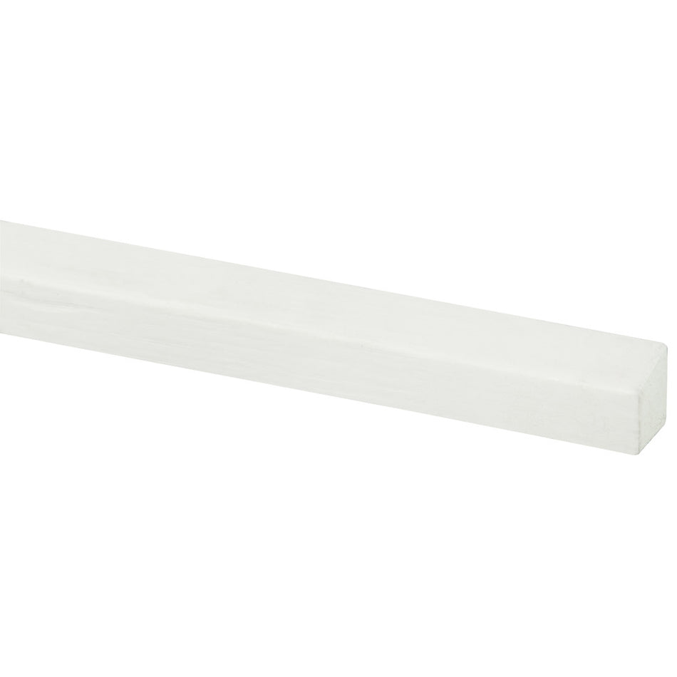 Glaslat DH01 Hardhout Wit Gegrond 17x15x4000mm FSC Mix 70%-899742