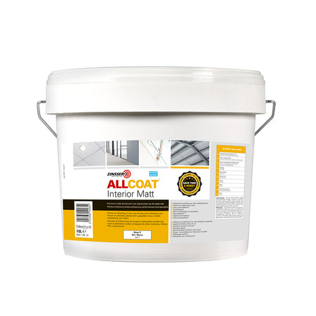 Zinsser Allcoat Interior Mat Wit/Base P 10L-901421