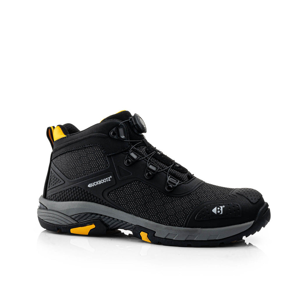 Buckbootz Werkschoenen Tradez Wheelz S1PS/SC/FO/SR/ESD Middelhoog Zwart-908402