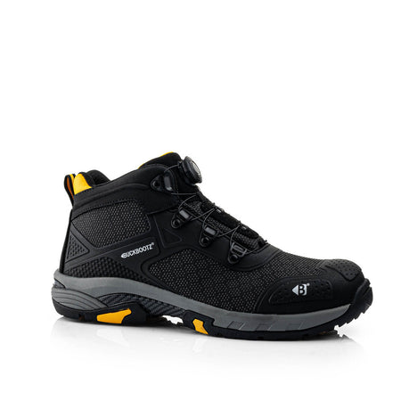 Buckbootz Werkschoenen Tradez Wheelz S1PS/SC/FO/SR/ESD Middelhoog Zwart-908402