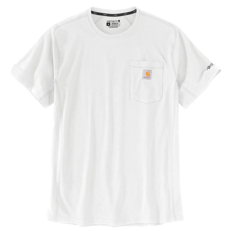 Carhartt Force Pocket S/S T-Shirt Wit-911932