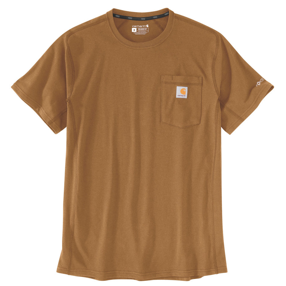 Carhartt Force Pocket S/S T-Shirt Bruin-911936