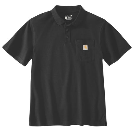 Carhartt Midweight S/S Pocket Polo Zwart-911950