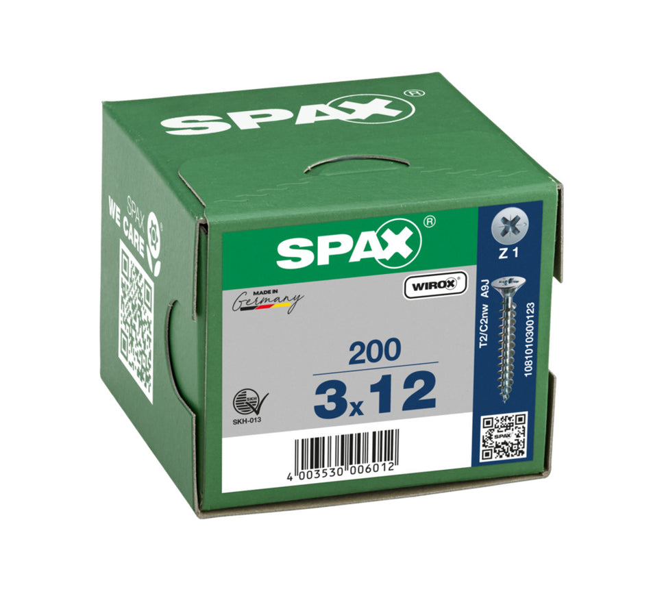 SPAX Universele Schroef Verzinkt VK Voldraad 200st-918453