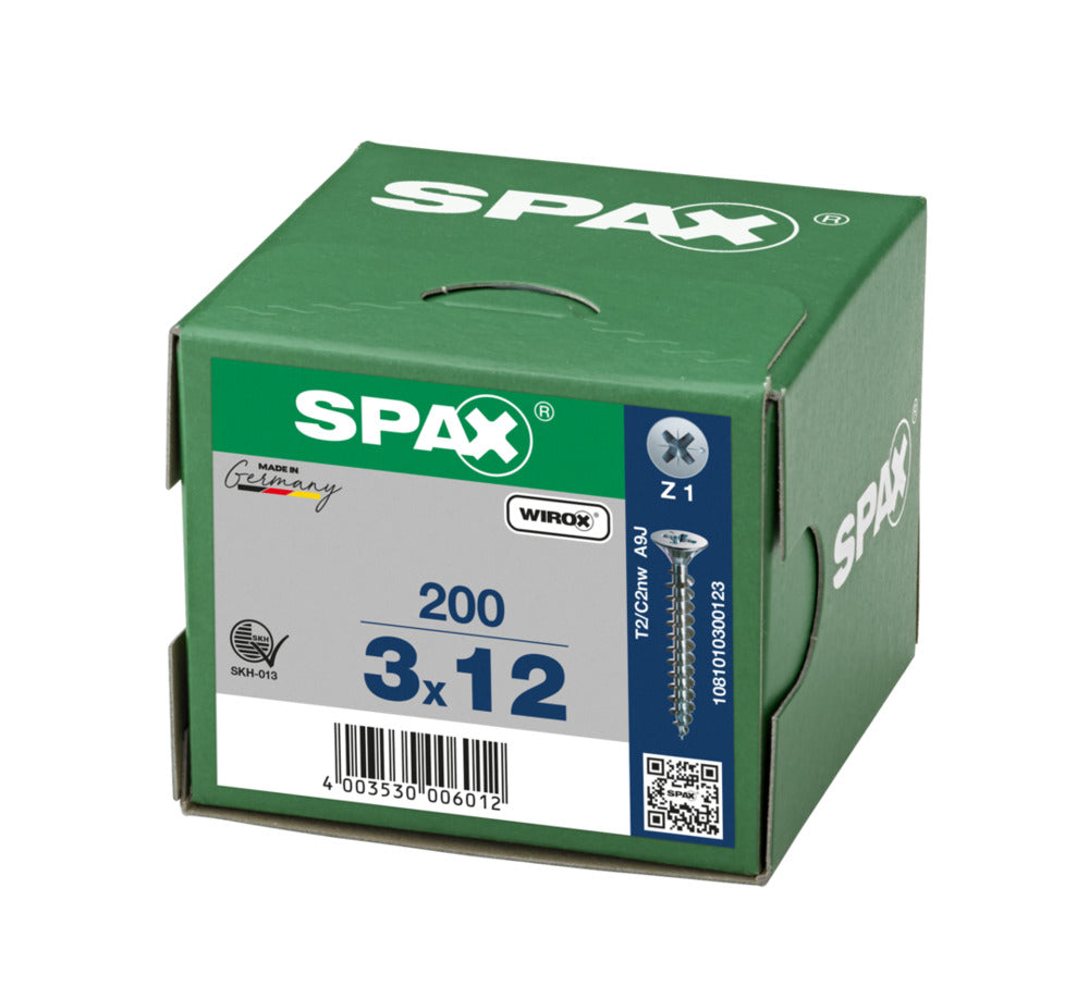 SPAX Universele Schroef Verzinkt VK Voldraad 200st-918453
