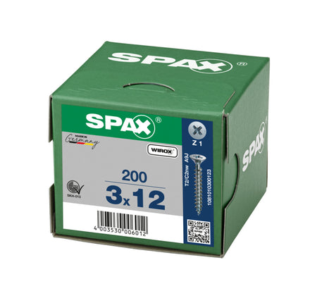 SPAX Universele Schroef Verzinkt VK Voldraad 200st-918453
