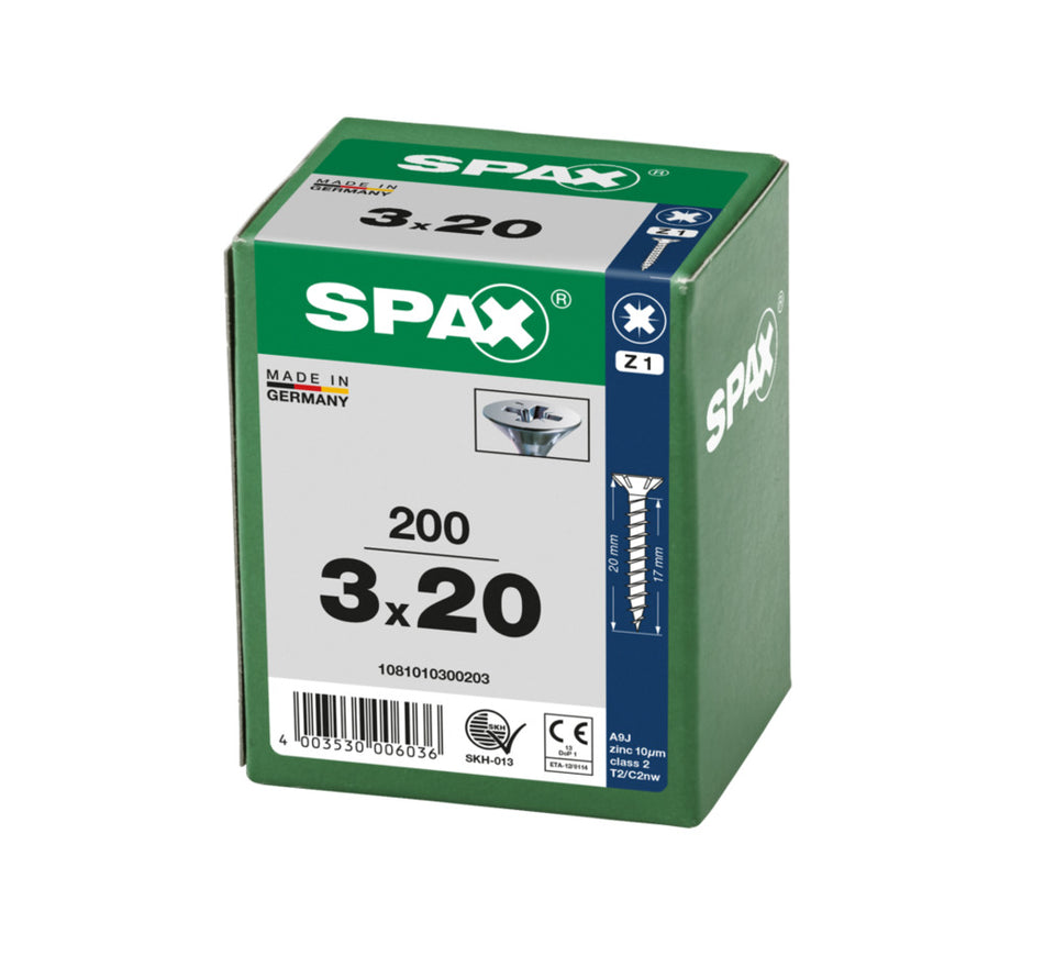SPAX Universele Schroef Verzinkt VK Voldraad 200st-918455