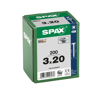 SPAX Universele Schroef Verzinkt VK Voldraad 200st-918455