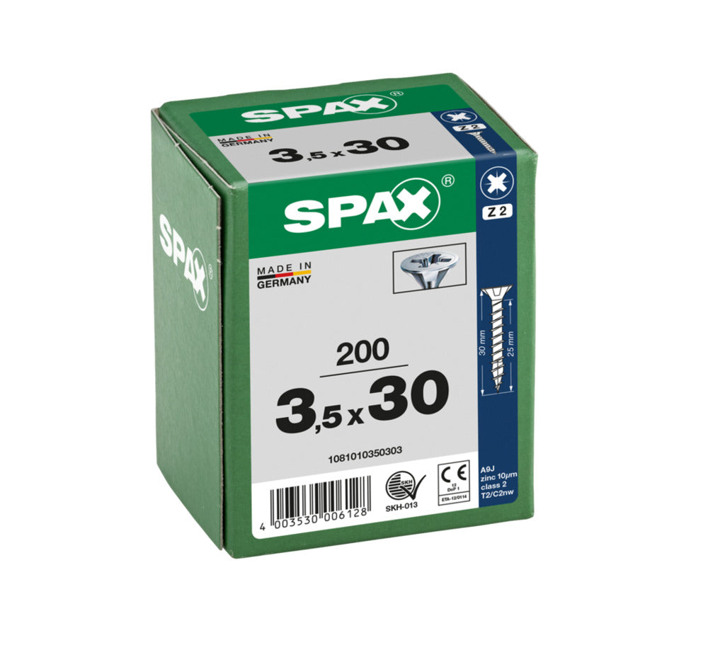 SPAX Universele Schroef Verzinkt VK Voldraad 200st-918461