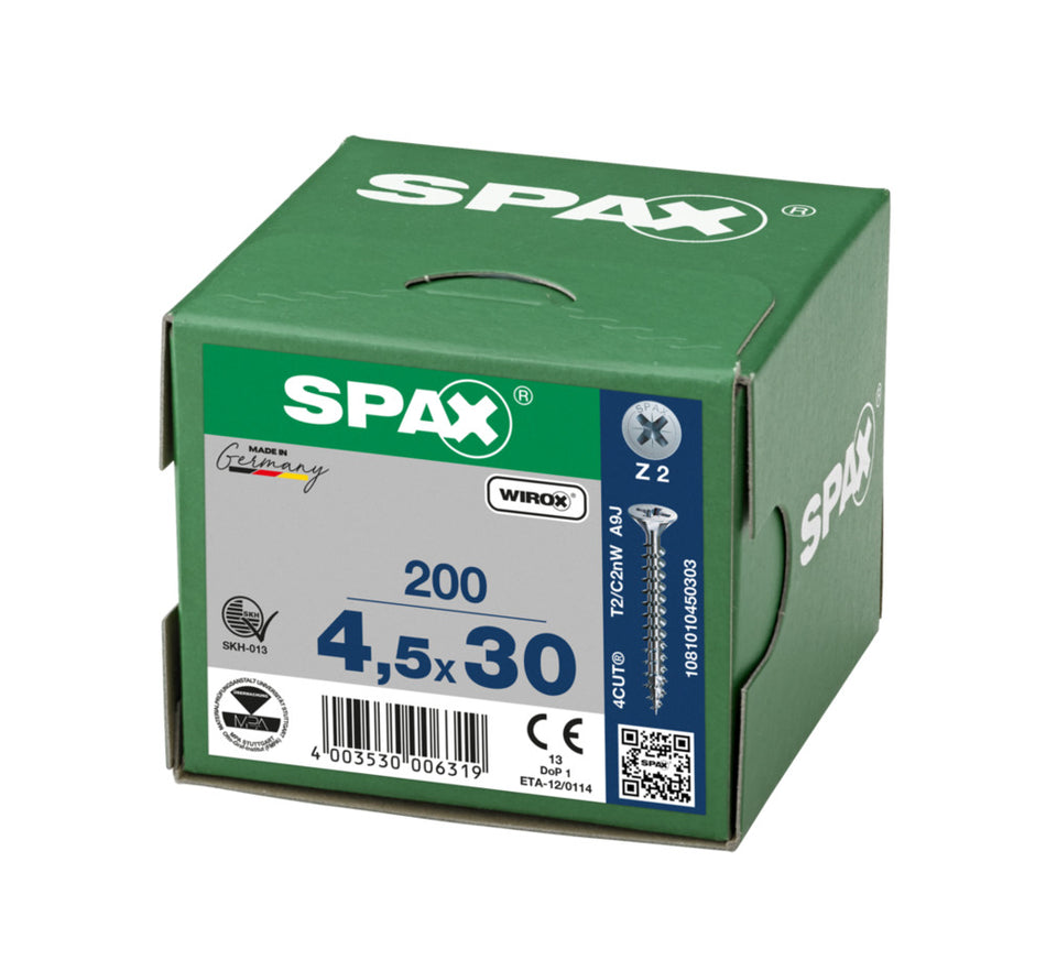 SPAX Universele Schroef Verzinkt VK Voldraad 200st-918478