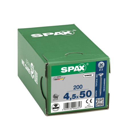 SPAX Universele Schroef Verzinkt VK Voldraad 200st-918482