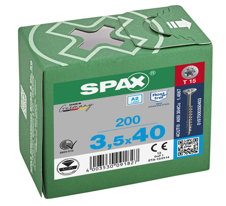 SPAX Universele Schroef RVS A2 VK Deeldraad-918499