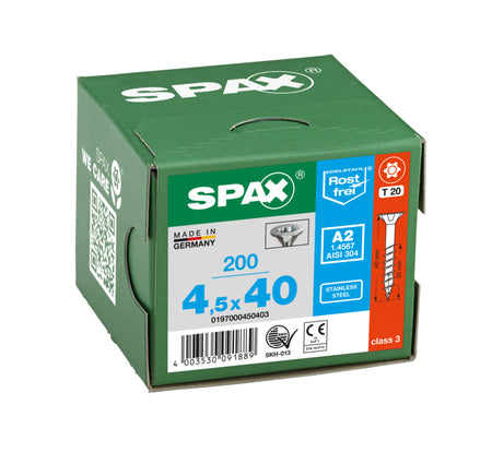 SPAX Universele Schroef RVS A2 VK Deeldraad-918503