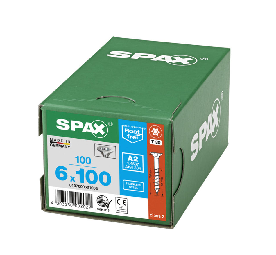 SPAX Universele Schroef RVS A2 VK Deeldraad-918513