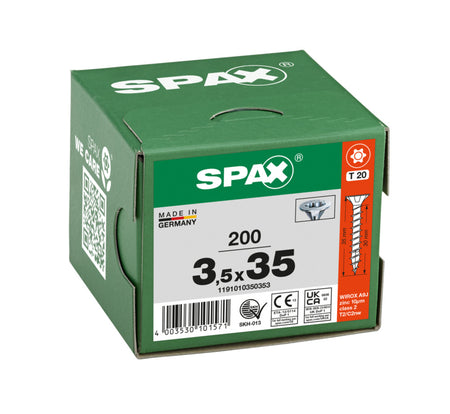 SPAX Universele Schroef Verzinkt VK Voldraad 200st-918519