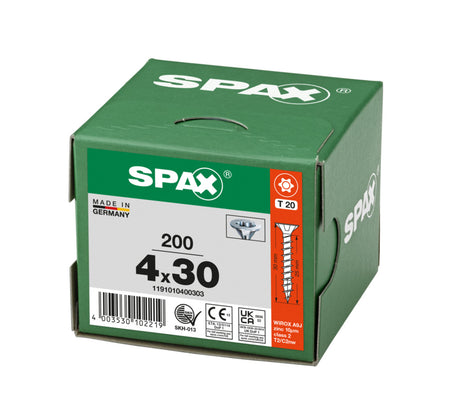 SPAX Universele Schroef Verzinkt VK Voldraad 200st-918522