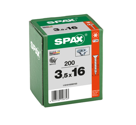 SPAX Universele Schroef Verzinkt VK Voldraad 200st-918545