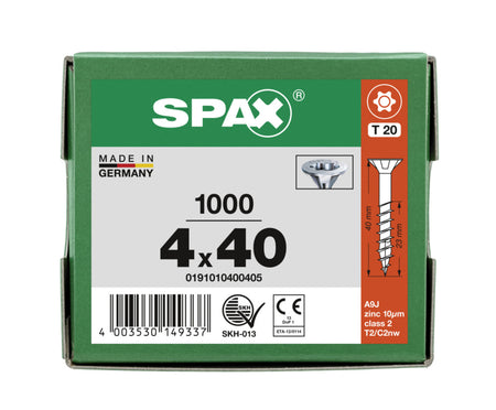 SPAX Universele Schroef Verzinkt VK Deeldraad T-Star Plus T20-918547