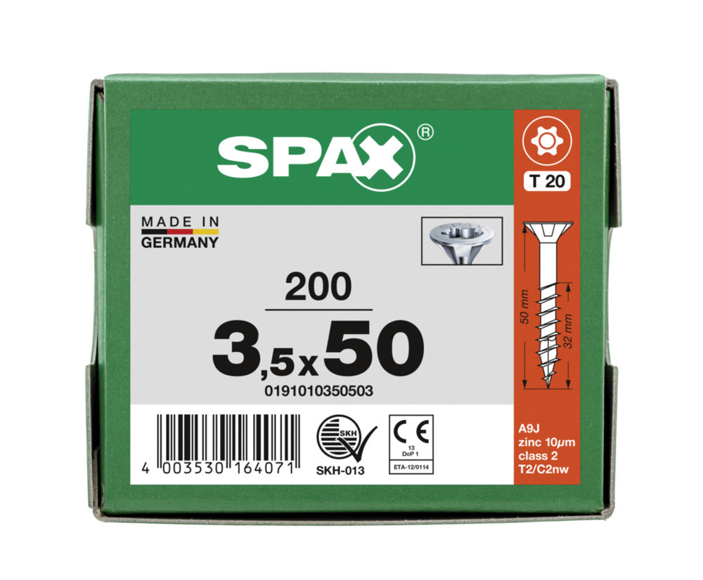 SPAX Universele Schroef Verzinkt VK Deeldraad T-Star Plus T20-918570