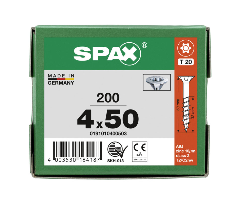 SPAX Universele Schroef Verzinkt VK Deeldraad T-Star Plus T20-918572