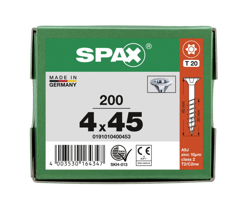 SPAX Universele Schroef Verzinkt VK Deeldraad T-Star Plus T20-918577