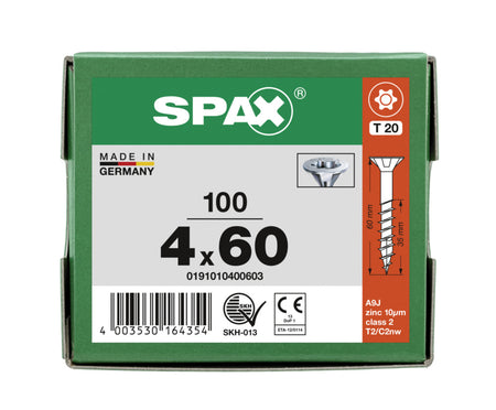 SPAX Universele Schroef Verzinkt VK Deeldraad T-Star Plus T20-918578