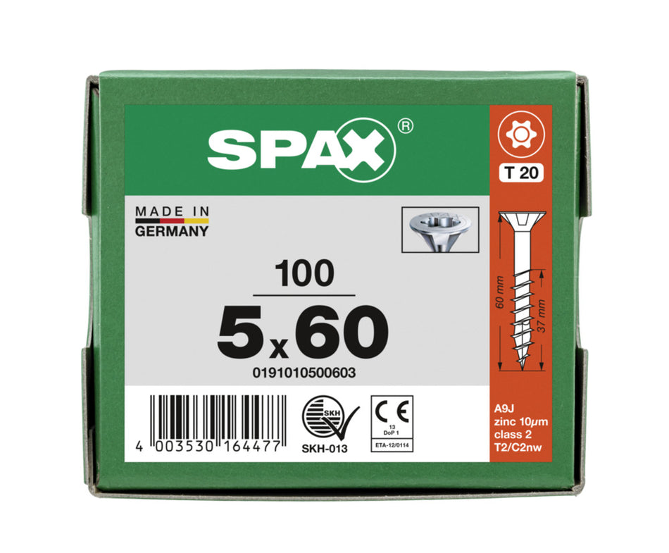 SPAX Universele Schroef Verzinkt VK Deeldraad T-Star Plus T20-918580