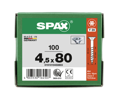 SPAX Universele Schroef Verzinkt VK Deeldraad T-Star Plus T20-918583