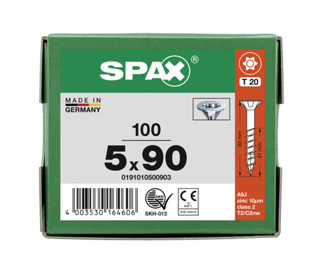 SPAX Universele Schroef Verzinkt VK Deeldraad T-Star Plus T20-918586