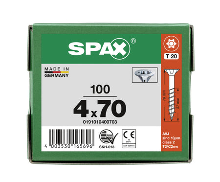 SPAX Universele Schroef Verzinkt VK Deeldraad T-Star Plus T20-918588