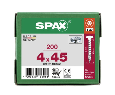 SPAX Universele Schroef Verzinkt BK Voldraad T20-918595